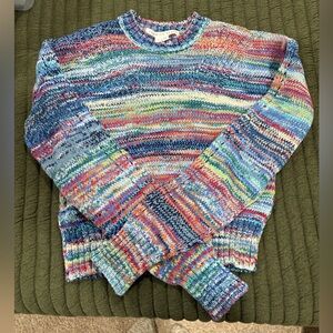 Veronica Beard Asmara Spacedyed Sweater Blue Multicolor Size XS